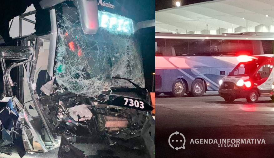 Choque entre autobuses en la autopista Guadalajara–Tepic deja varios lesionados