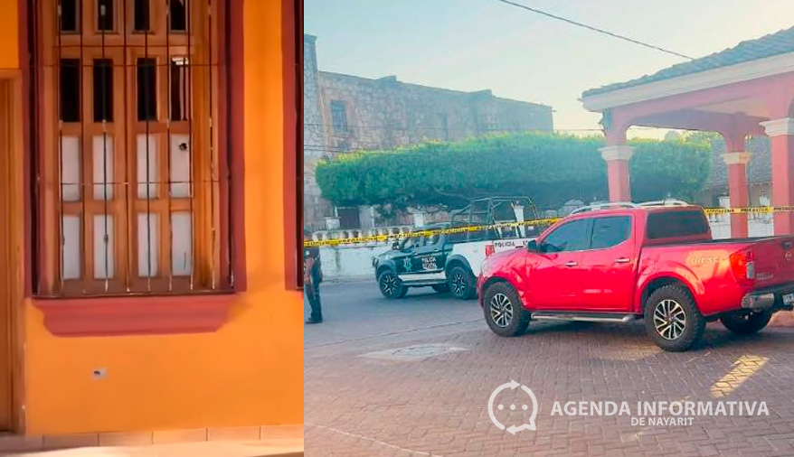 Ataque a balazos contra la Presidencia Municipal de Huajicori