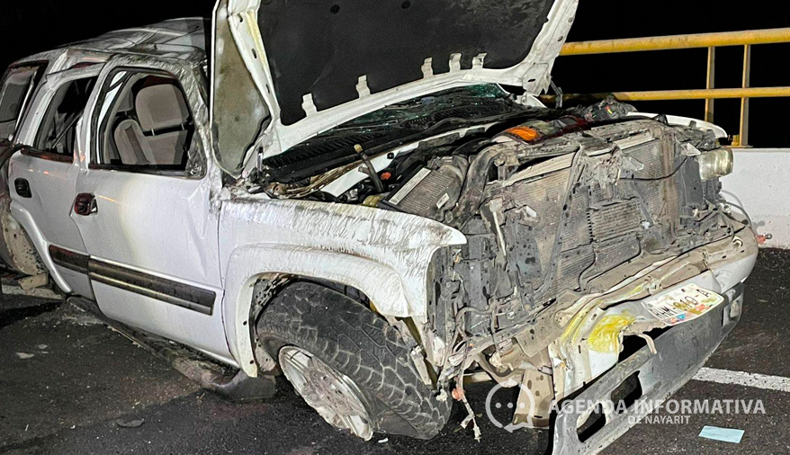 Confirman tercera víctima del accidente en la autopista Tepic–Matanchen