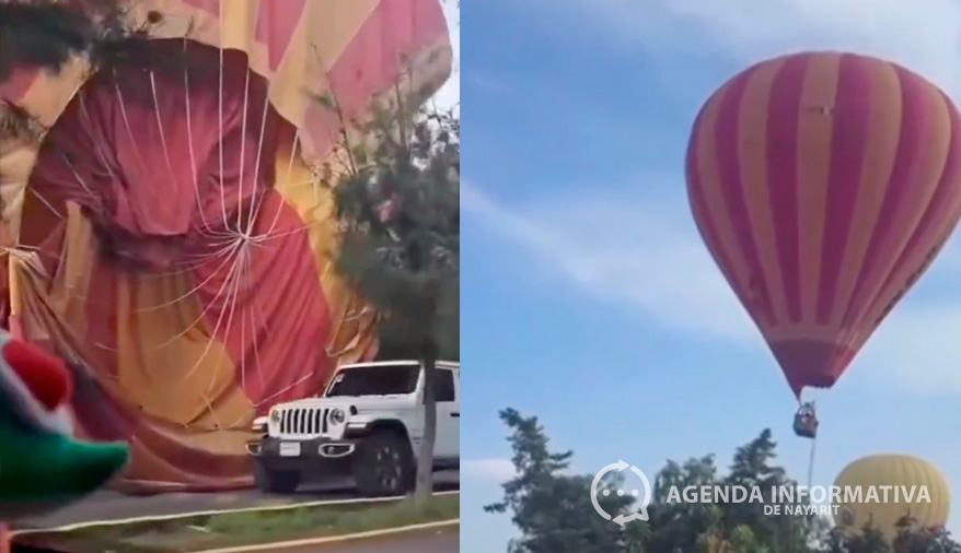 Se desploma globo aerostático en Teotihuacán; 12 personas resultan lesionadas