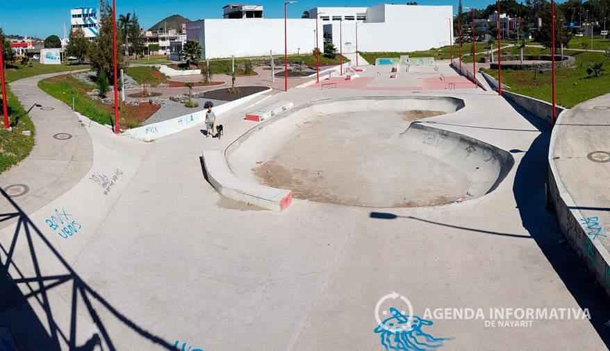Remodelarán áreas para patinetas en Tepic: anuncia gobernador Navarro