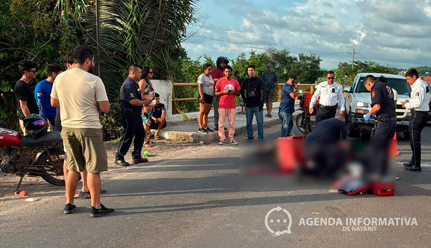 Accidente en la carretera federal 200 deja una persona sin vida en La Peñita