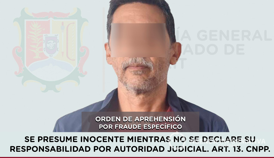 Aprehenden en Tijuana a hombre acusado de fraude contra dependencias de Nayarit