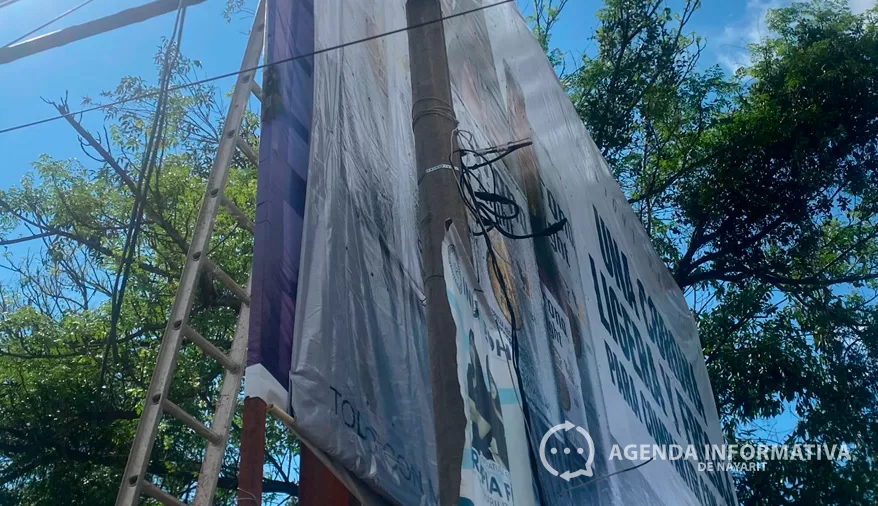 Trabajador sufre quemaduras tras tocar cables al colocar lona en Lomas de la Cruz