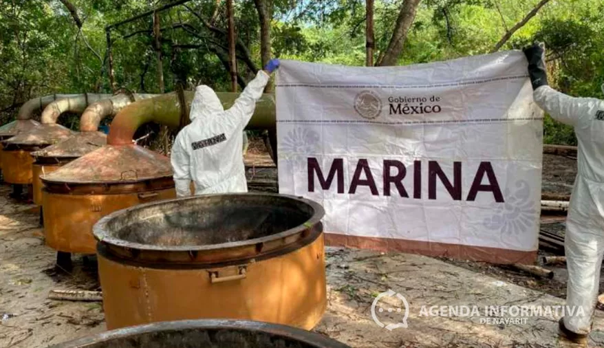 Aseguran 12.8 toneladas de droga sintética en San Blas, Nayarit