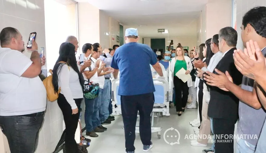 Despiden con homenaje a Víctor Gabriel Ayón, donador de órganos en Nayarit