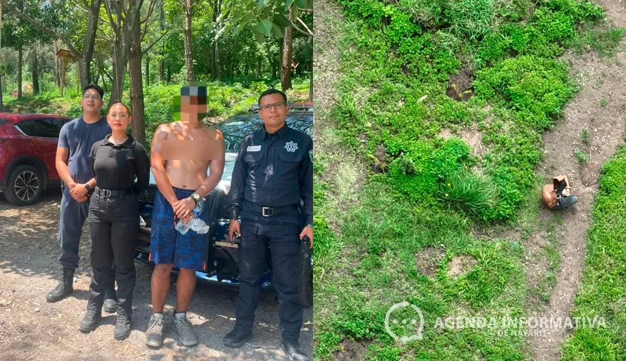 Rescatan a joven extraviado en el Cerro de San Juan