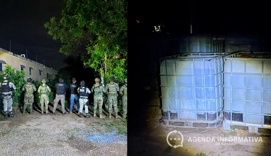 Aseguran más de dos mil litros de hidrocarburo en cateo realizado en Bahía de Banderas