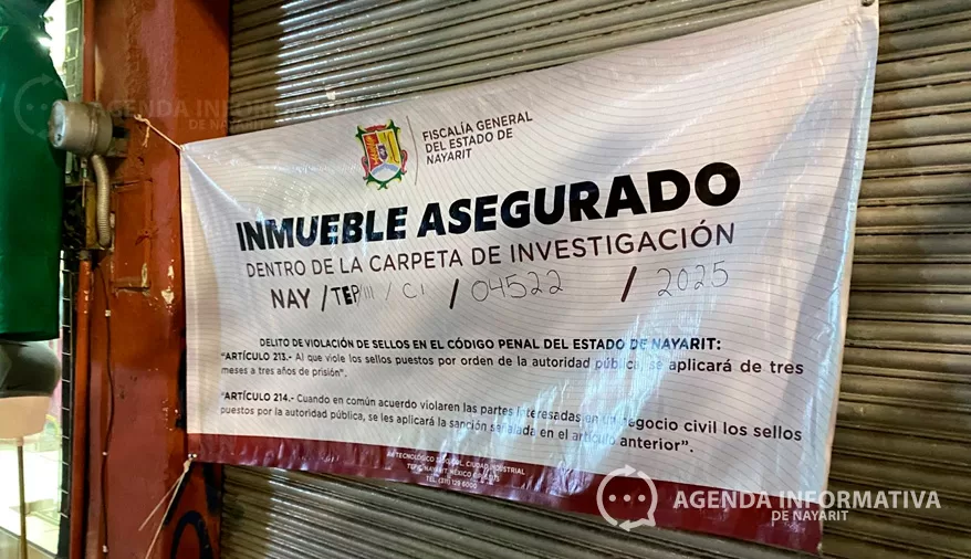 Cateos en el Centro Histórico de Tepic dejan negocios asegurados y varias personas detenidas