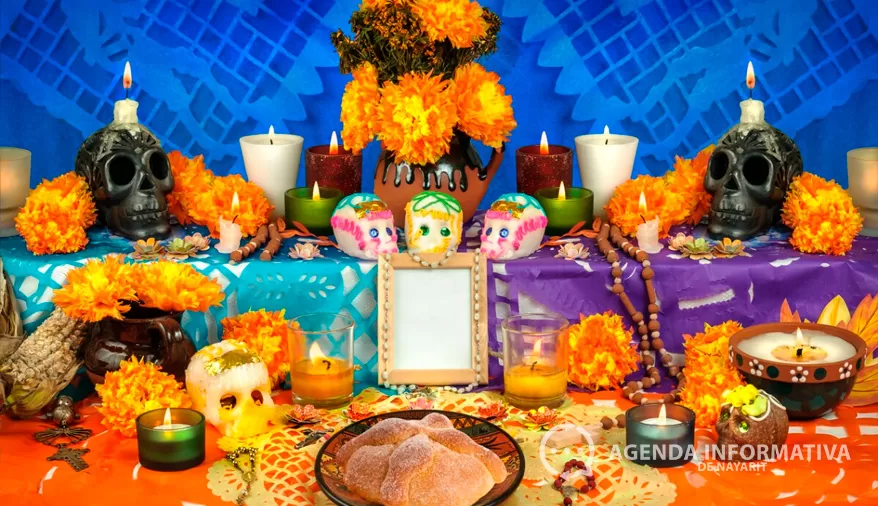 Recomendaciones para evitar accidentes con las veladoras del Altar de Muertos