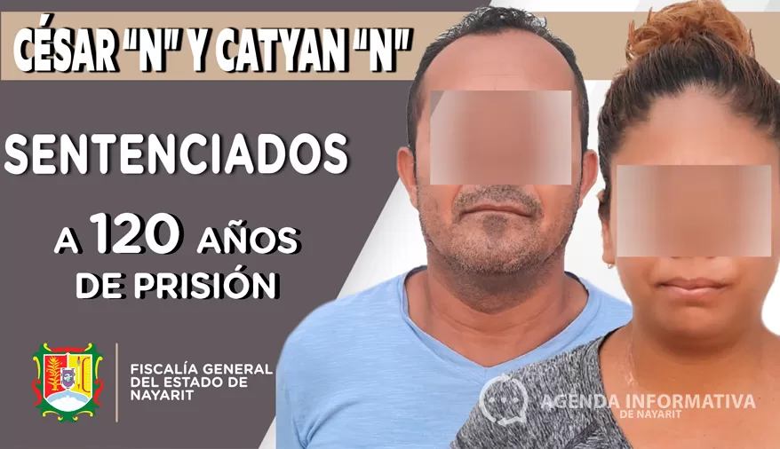 Sentencian a 120 años de prisión a pareja por feminicidio de dos menores en Bahía de Banderas