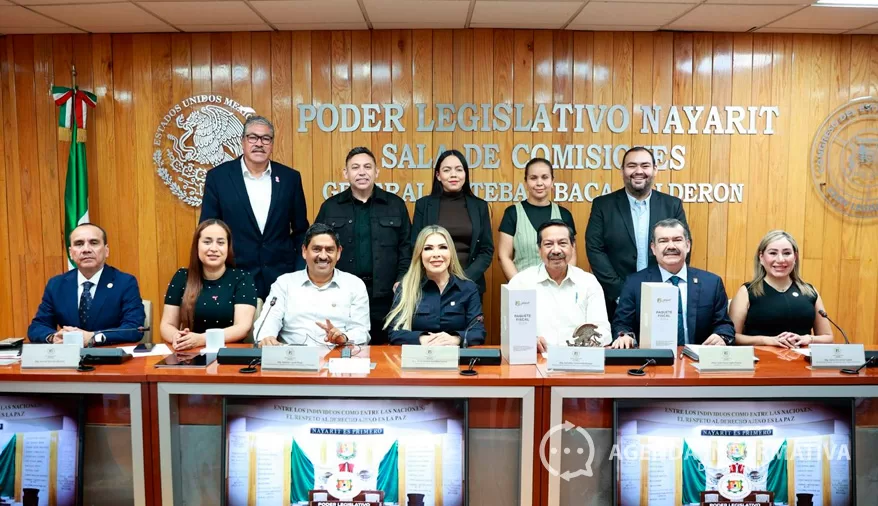 Congreso de Nayarit recibe Paquete Económico 2026 que incluye reemplacamiento vehicular