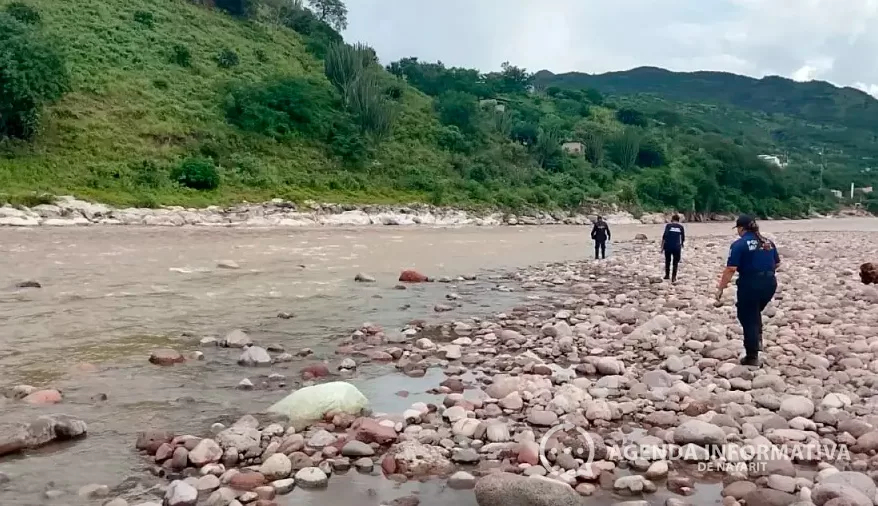 Confirman localización del cuerpo de menor en el río de Jesús María, Del Nayar