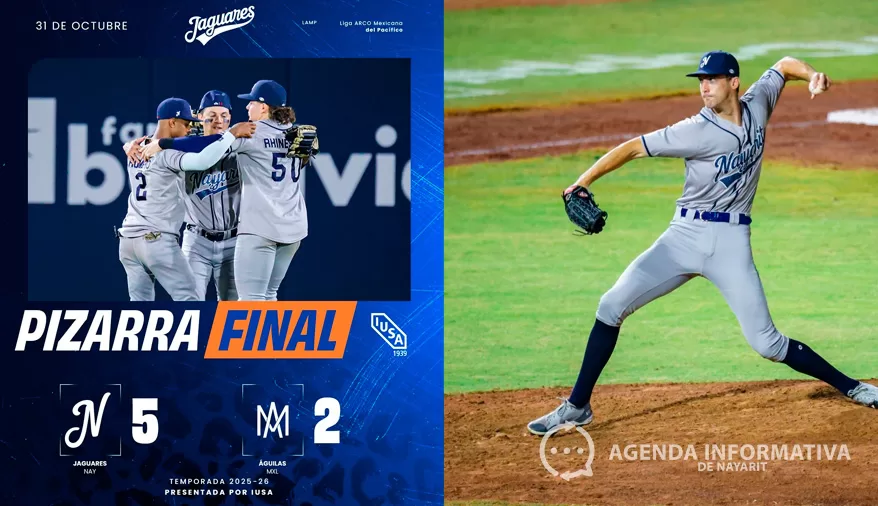 Jaguares vencen 5-2 a Águilas en el arranque de la serie
