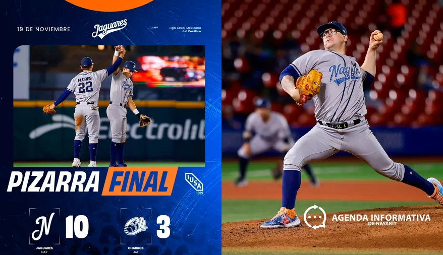 Jaguares de Nayarit despiertan furor beisbolero: el equipo amanece en tercer lugar del standing