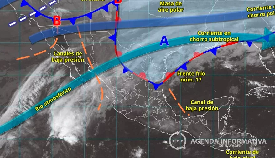 Frente frío 17 azota México con temperaturas bajo cero y lluvias al inicio de diciembre