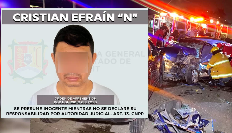 Tras fuerte accidente, Fiscalía cumplimenta orden de aprehensión por muerte de menor