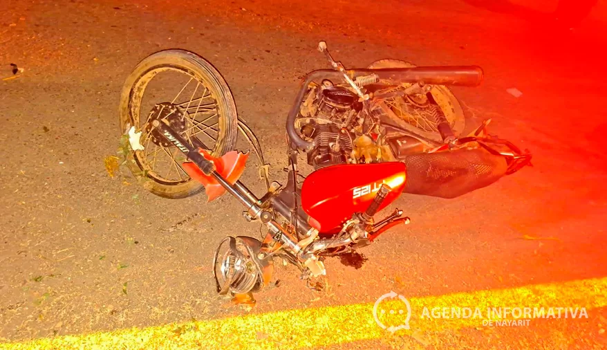 Pierde la vida un motociclista en la “recta” de Samao-Laguna; tenía 25 años