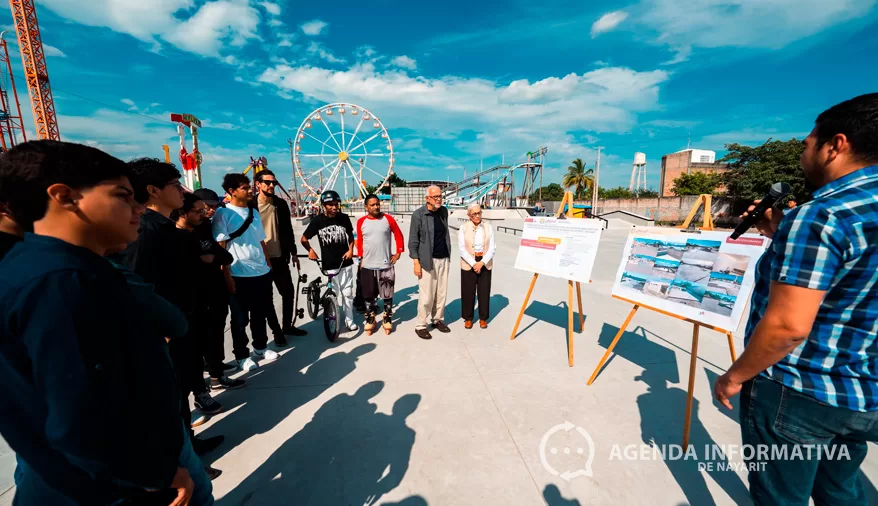 Supervisa gobernador nuevo complejo deportivo en el Recinto Ferial de Tepic