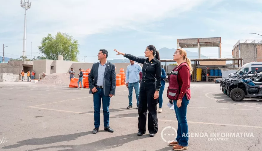 Supervisa Geraldine Ponce mejoras en la Dirección de Seguridad Pública de Tepic