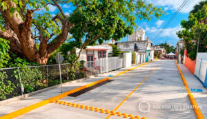 Entregan calle Camarón en La Cruz de Huanacaxtle; reportan inversión de 10 millones