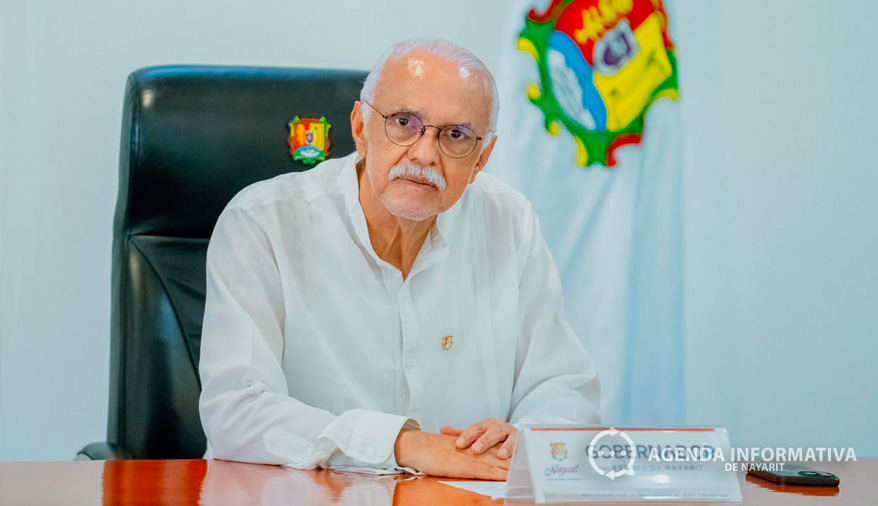 Miguel Ángel Navarro informa sobre el huracán Simón en Nayarit